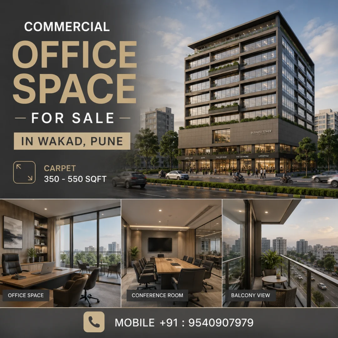 Premium Office Space for sale in Wakad Pune