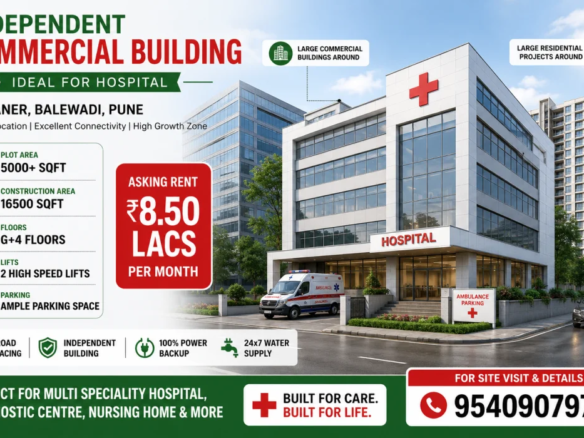 Independent Building for Rent – For Hospital in Pune