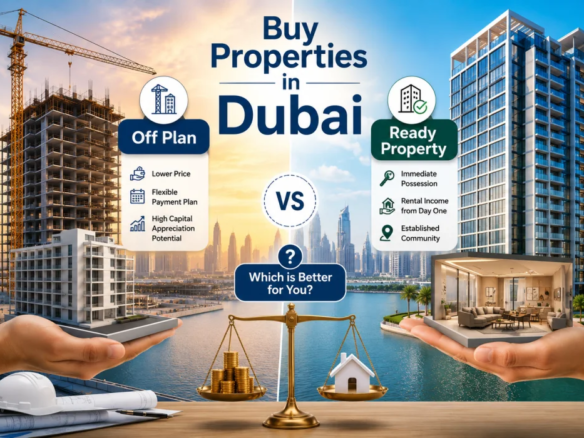 off plan vs ready property in Dubai